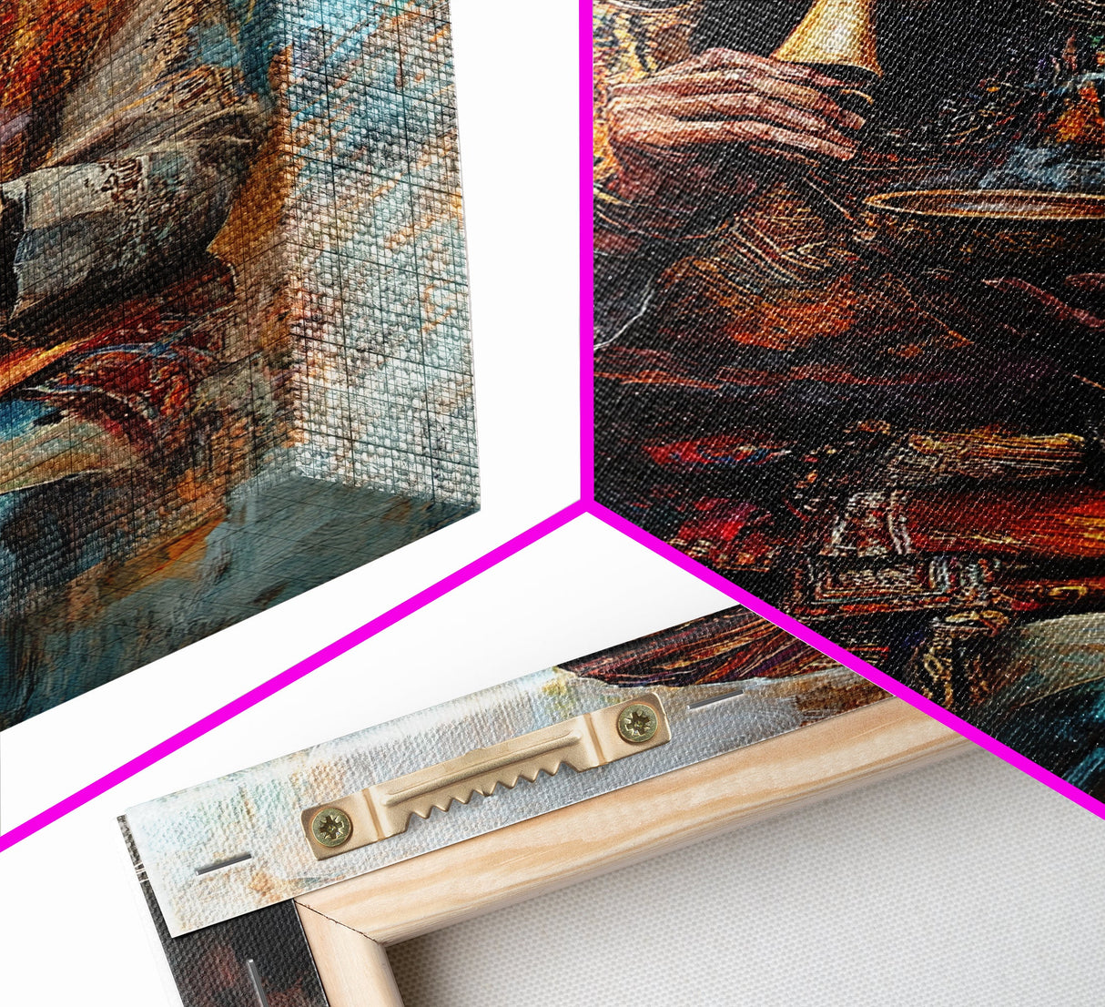 Moroccan Style Wall Art, Framed Canvas Print, Art of Morocco, Arabian Inspired Home Decor