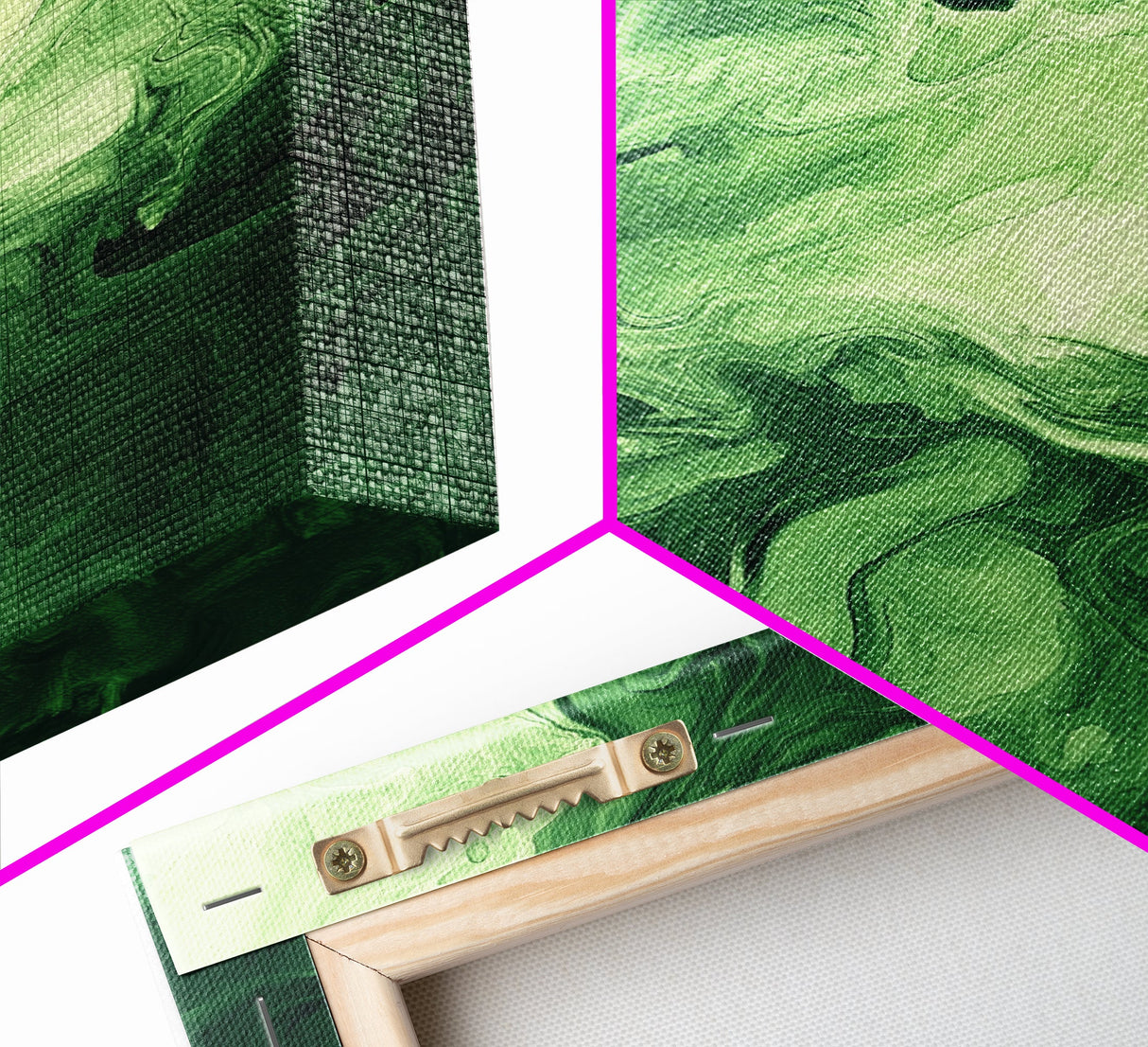 Modern Abstract Green Canvas Print, Sage Green Wall Art, Farmhouse Decor, Minimalist Vertical Art, Living Room Rustic Decor