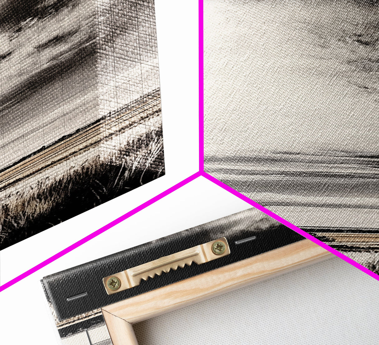 Dramatic Black and White Sky, Stormy Landscape Art, Nature Wall Decor, Rustic Farmhouse Artwork, Living Room Decor, Canvas Print