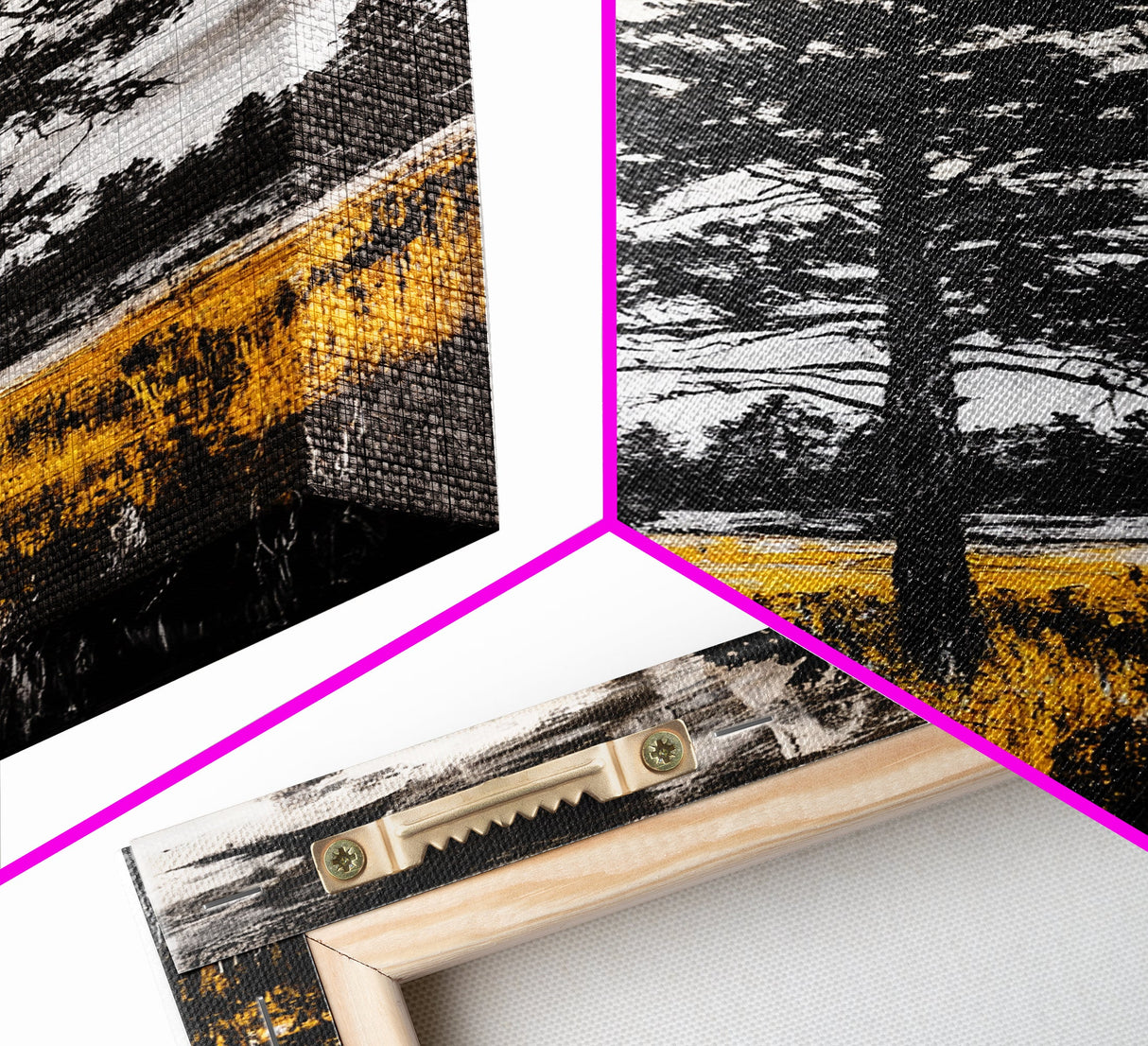 Lone Tree, Rustic Wall Art, Black and White Decor, Canvas Print, Nature Landscape, Country Home Art, Minimalist Design, Bedroom Art