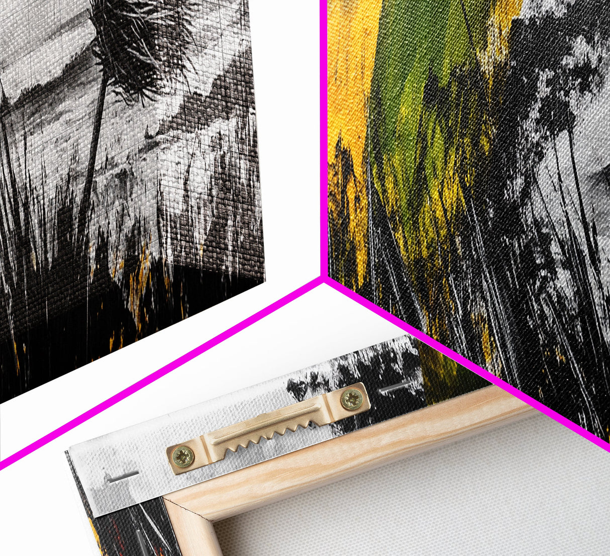 Abstract, Coastal, Windswept, Beach, Canvas Print, Autumn Wall Art, Living Room Decor, Bold Colors, Modern Art, Large Wall Art