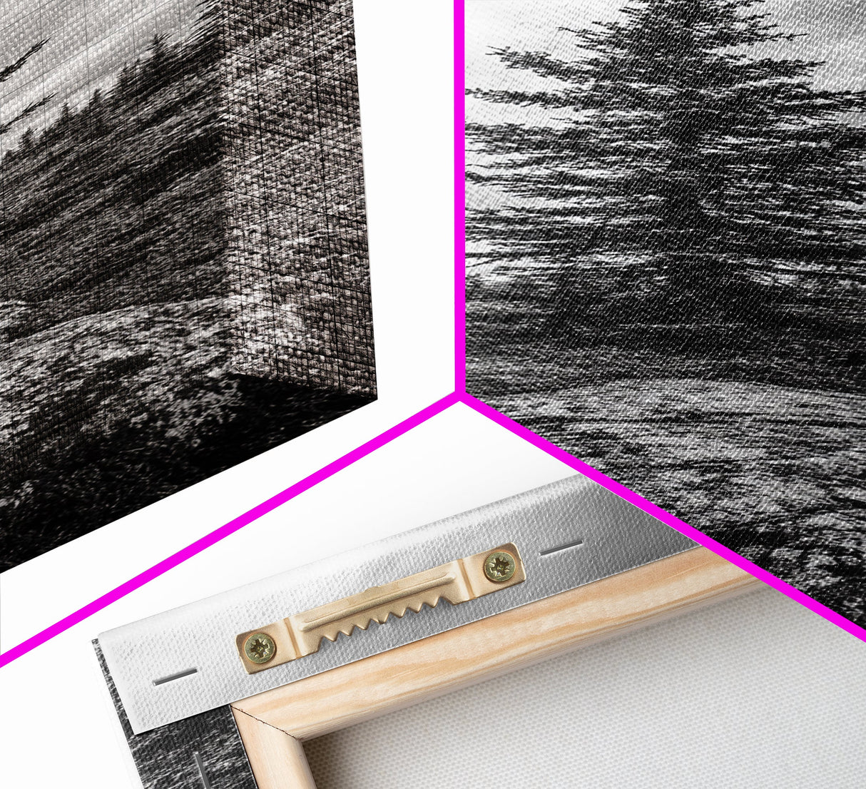 Lone Pine Tree, Forest Mood, Wilderness Art, Framed Canvas Print, Minimalist Wall Decor, Cabin Art, Neutral Fall Tones, Nature Lover Gift