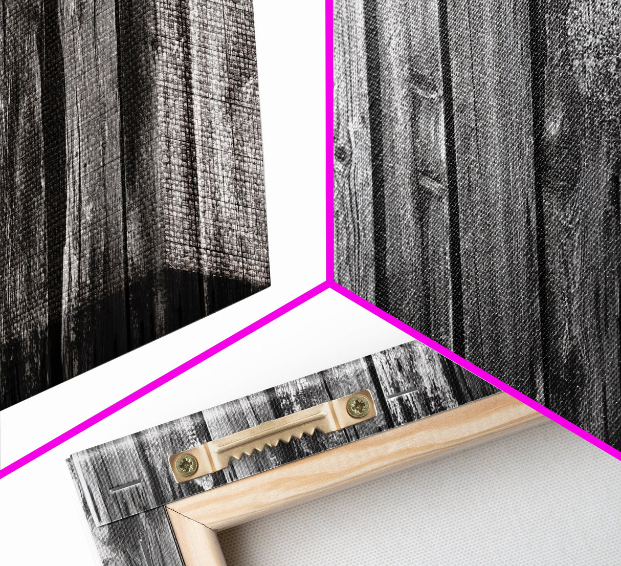 Rustic Wood, Weathered Planks, Barn Texture, Framed Canvas Print, Farmhouse Wall Art, Minimalist Rustic Decor, Kitchen Wall Art, Neutral Tones