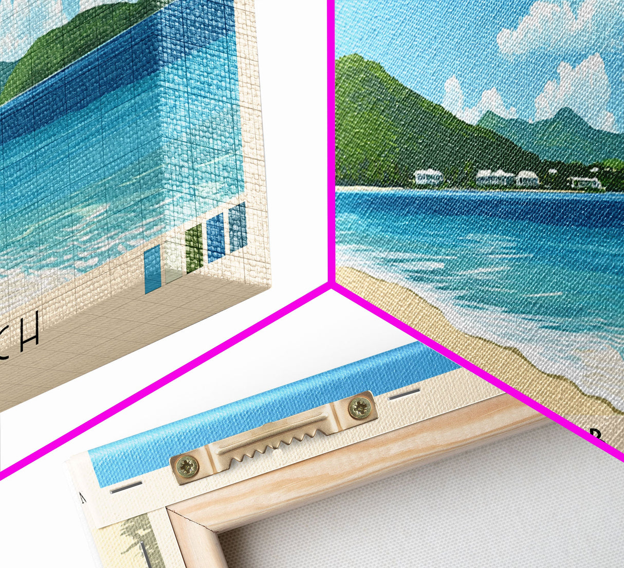 Cane Bay Beach, US Virgin islands Panoramic Print, Vacation Gift, US Virgin islands Wall Art, Vacation Wall Art, Vacatation Memories, Beach Decor, Beach Or Lakehouse Art