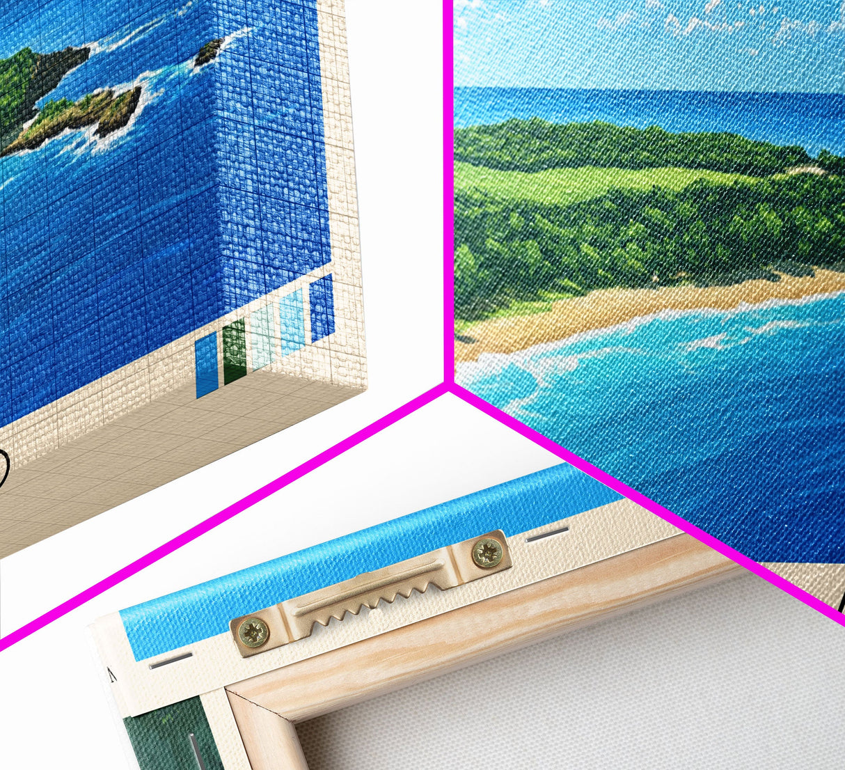 Corn Island, NICARAGUA Panoramic Print, Vacation Gift, NICARAGUA Wall Art, Beach Painting, Beach Decor, Beach Or Lakehouse Art