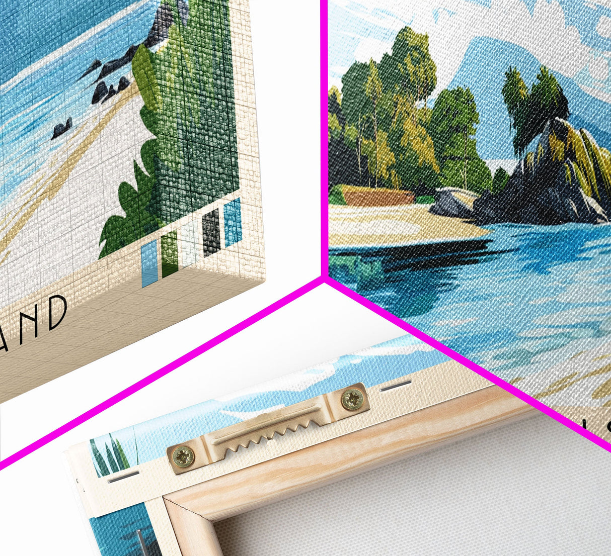 Genovesa Island, Ecuador Panoramic Print, Vacation Gift, Ecuador Wall Art, Beach Painting, Beach Decor, Large Wall Art, Wood Frame Art