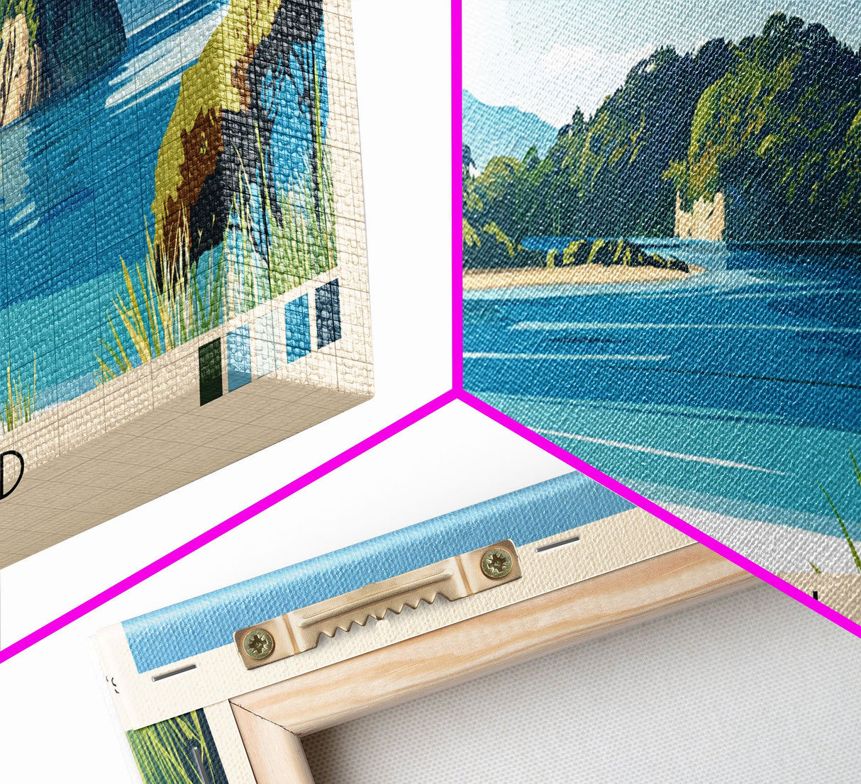 Kawau Island, New Zealand Panoramic Print, Vacation Gift, New Zealand Wall Art, Beach Painting, Beach Decor, Beach Or Lakehouse Art