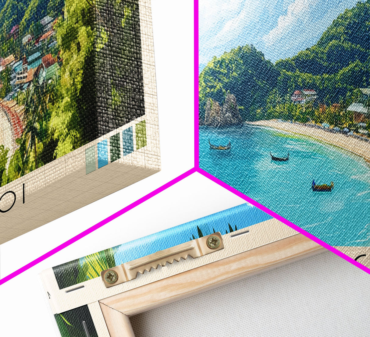 Koh Chang Noi, Thailand Panoramic Print, Vacation Gift, Thailand Wall Art, Vacation Wall Art, Vacatation Memories, Beach Decor, Beach Or Lakehouse Art