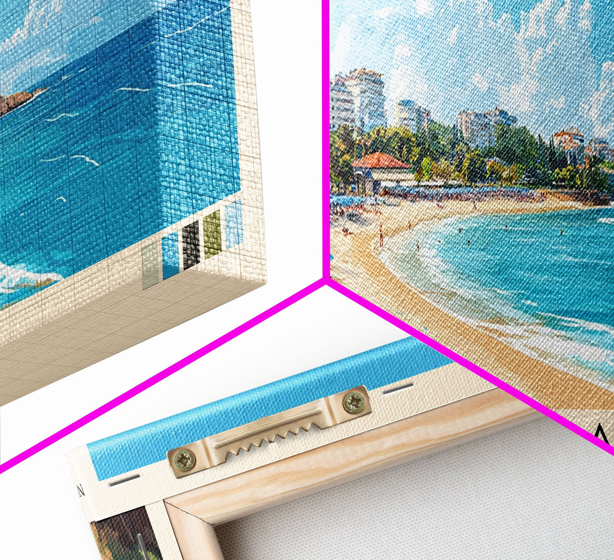 Lara Beach, Turkey Panoramic Print, Vacation Gift, Turkey Wall Art, Vacation Wall Art, Vacatation Memories, Beach Decor, Beach Or Lakehouse Art