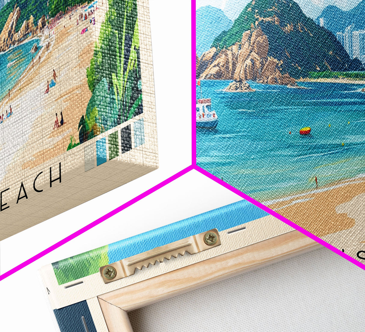 St. Stephen's Beach, Hong Kong Panoramic Print, Vacation Gift, Hong Kong Wall Art, Vacation Wall Art, Vacatation Memories, Beach Decor, Beach Or Lakehouse Art