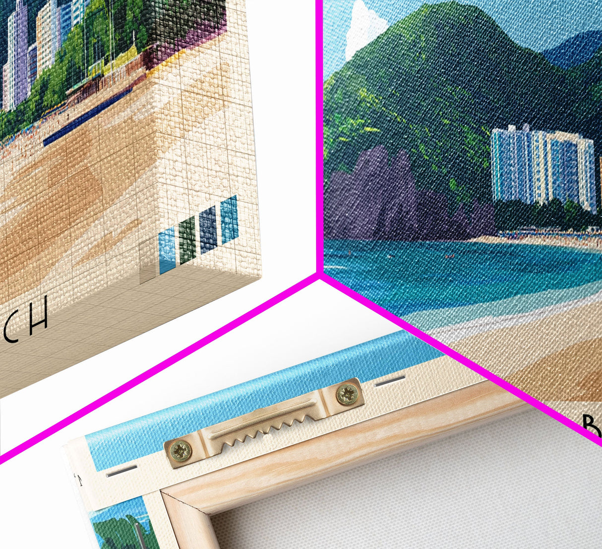 Tong Fuk Beach, Hong Kong Panoramic Print, Vacation Gift, Hong Kong Wall Art, Vacation Wall Art, Vacatation Memories, Beach Decor, Beach Or Lakehouse Art