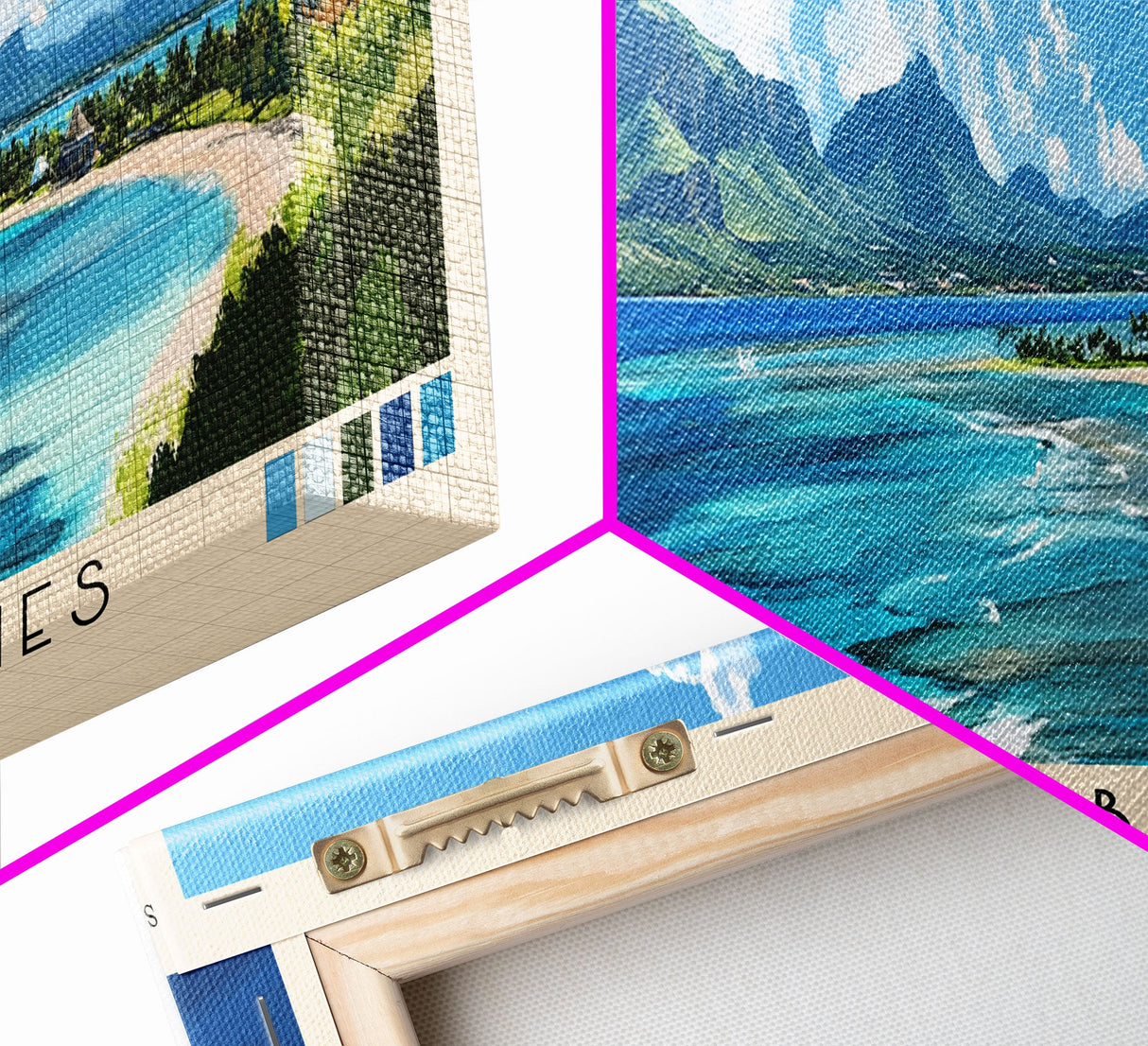 Trou aux Biches, Mauritius Panoramic Print, Vacation Gift, Mauritius Wall Art, Beach Painting, Beach Decor, Beach Or Lakehouse Art