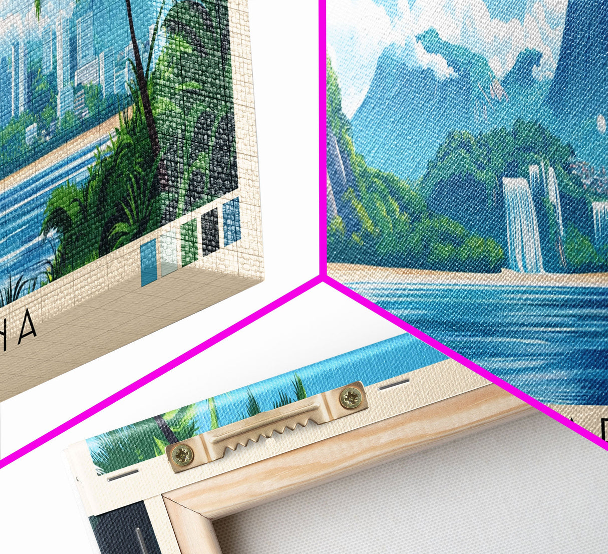 Tupinambarana, Brazil Panoramic Print, Vacation Gift, Brazil Wall Art, Vacation Wall Art, Vacatation Memories, Beach Decor, Beach Or Lakehouse Art