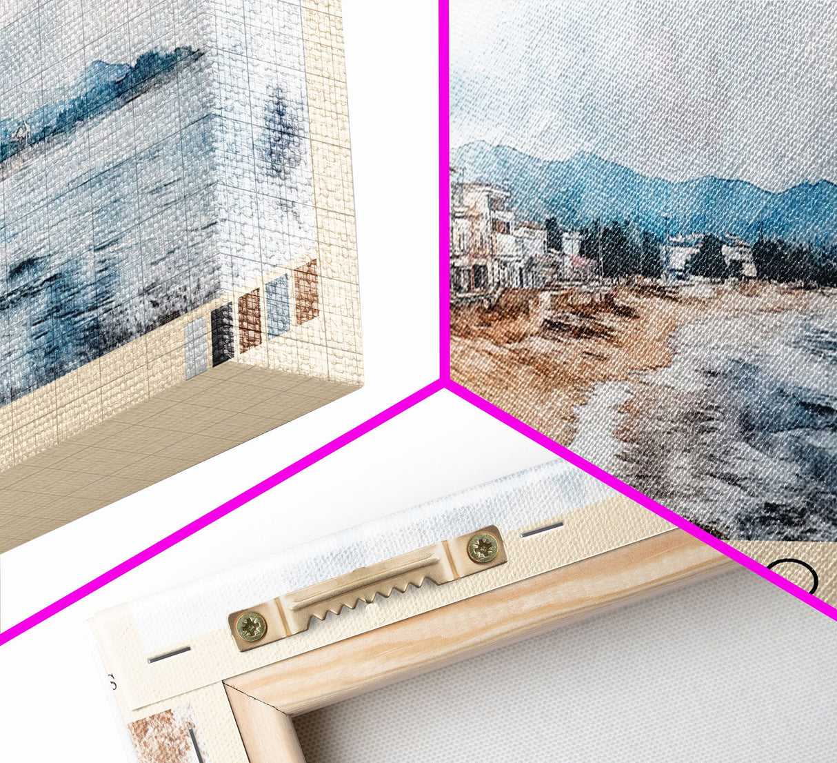 Maragogi, Brazil Watercolor Beach Print, Vacation Gift, Brazil Wall Art, Beach Painting, Beach Decor, Beach Painting