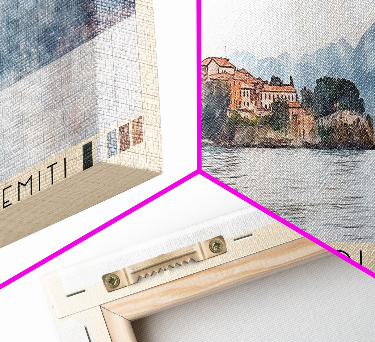 San Nicola di Tremiti, Italy Watercolor Beach Print, Vacation Gift, Italy Wall Art, Beach Painting, Beach Decor, Beach Painting