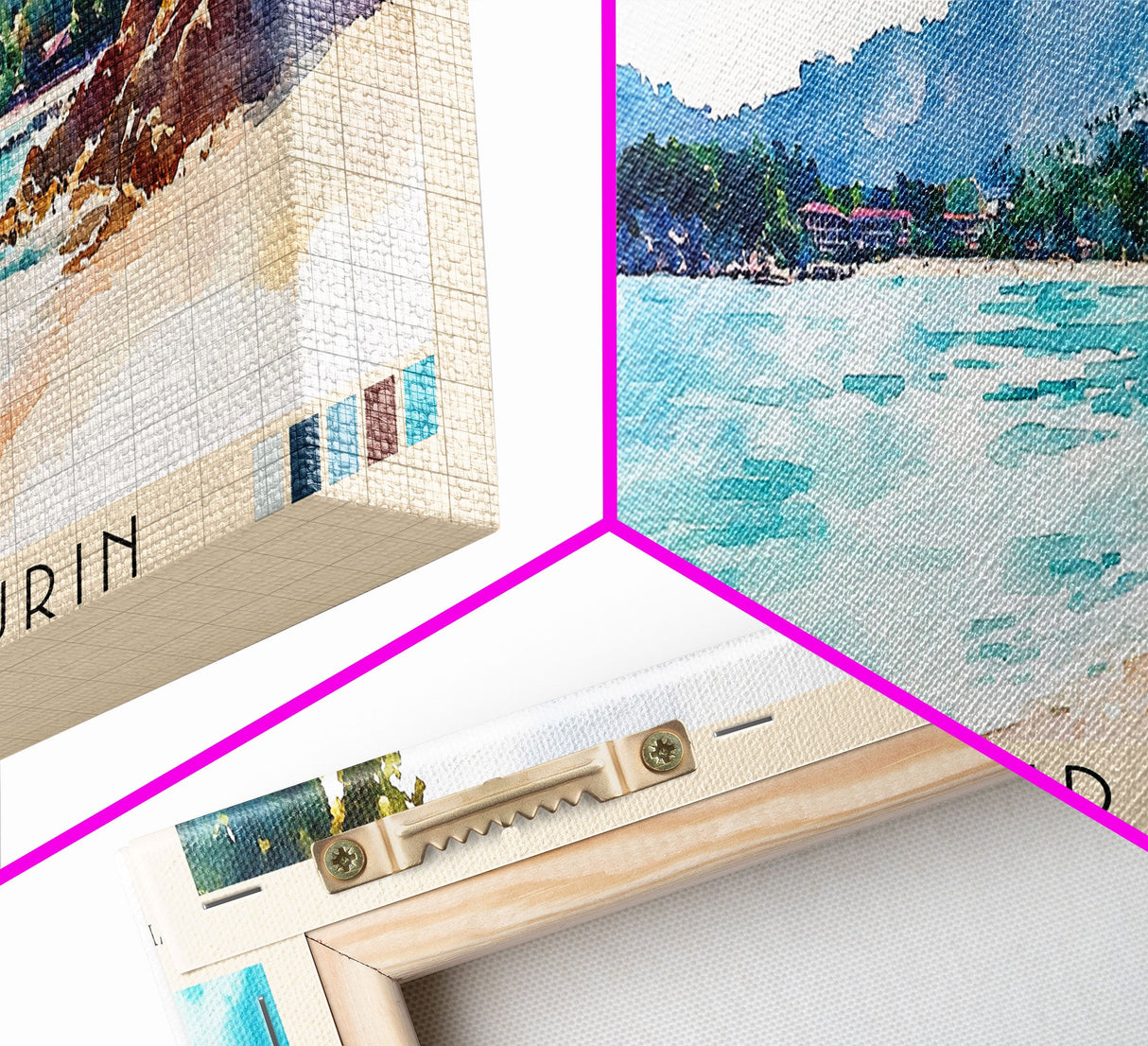 Similan and Surin, Thailand Watercolor Beach Print, Vacation Gift, Thailand Wall Art, Beach Painting, Beach Decor, Beach Painting