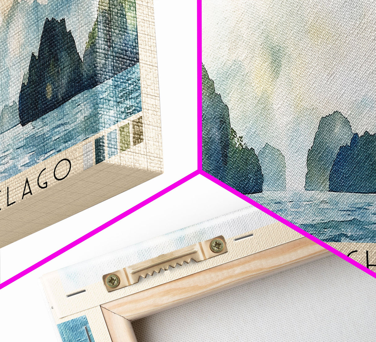 The Bacuit Archipelago, Philippines Watercolor Beach Print, Vacation Gift, Philippines Wall Art, Beach Painting, Beach Decor, Beach Painting