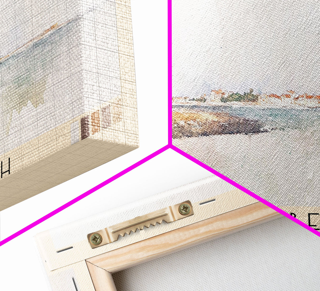 Legzira Beach, Morocco Watercolor Beach Print, Vacation Gift, Morocco Wall Art, Framed Canvas Print, Framed Beach Painting