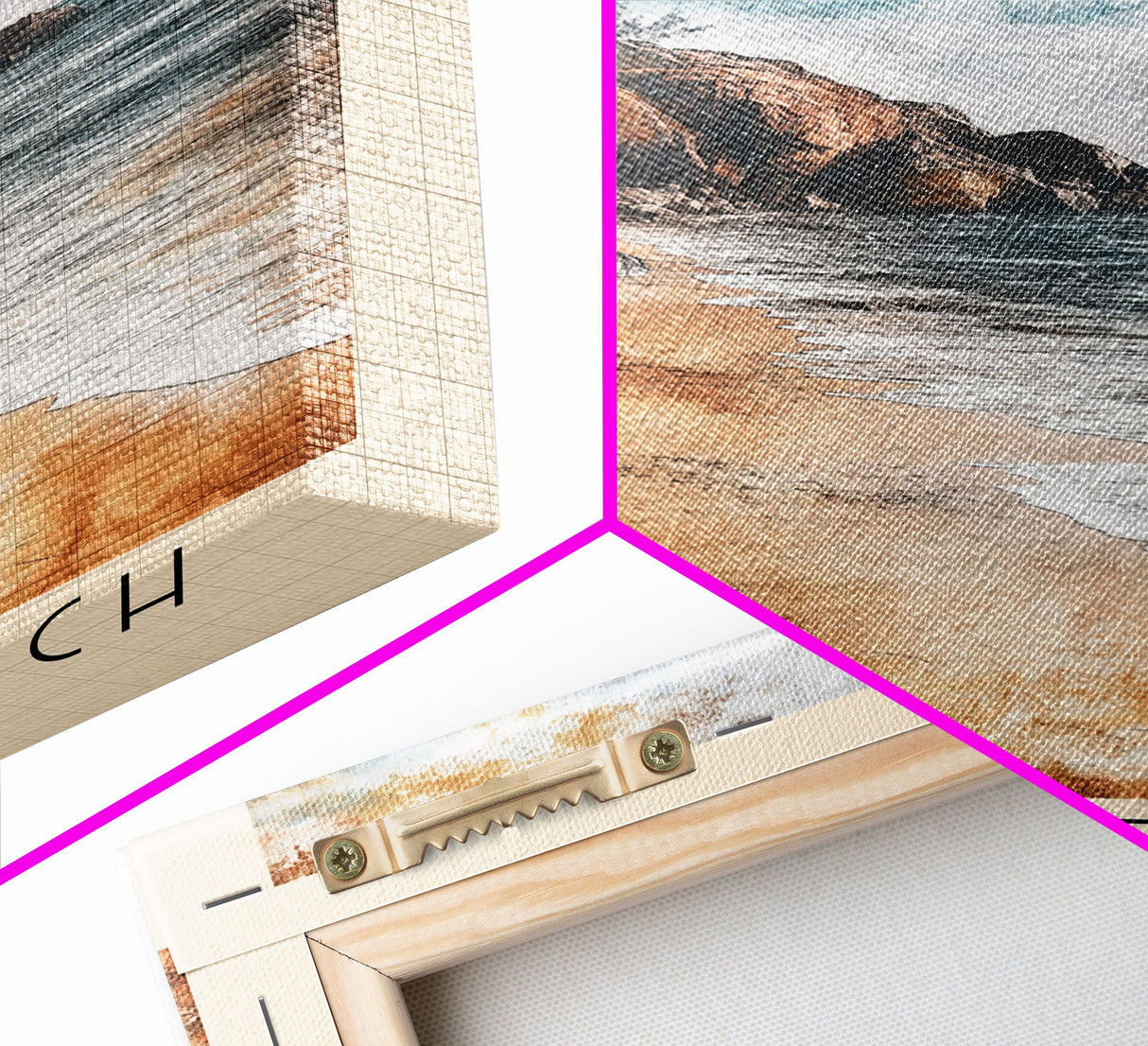 Ifaty Beach, Madagascar Watercolor Print, Vacation Gift, Madagascar Wall Art, Beach Painting, Beach Decor, Large Wall Art, Wood Frame Art