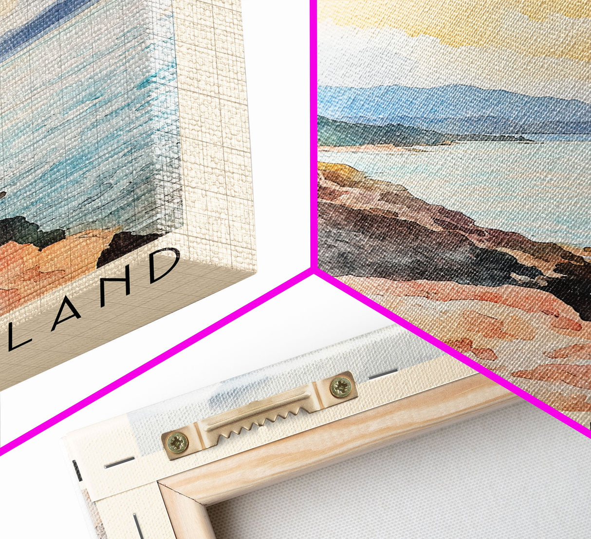 Itaparica Island, Brazil Watercolor Beach Print, Vacation Gift, Brazil Wall Art, Beach Painting, Beach Decor, Beach Painting