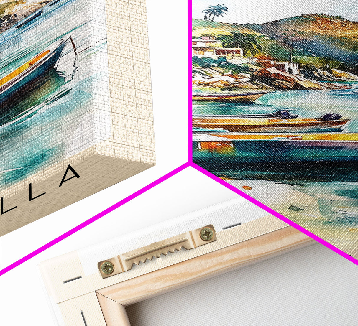 La Boquilla, Colombia Watercolor Beach Print, Vacation Gift, Colombia Wall Art, Beach Painting, Beach Decor, Beach Painting