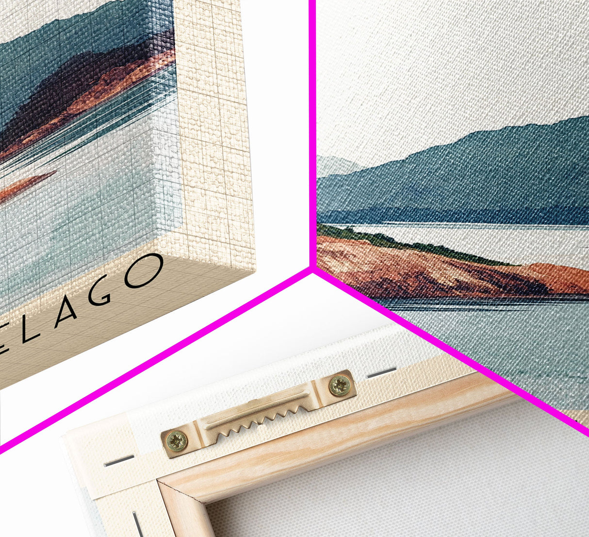 Marajó Archipelago, Brazil Watercolor Print, Vacation Gift, Brazil Wall Art, Beach Painting, Beach Decor, Large Wall Art, Wood Frame Art