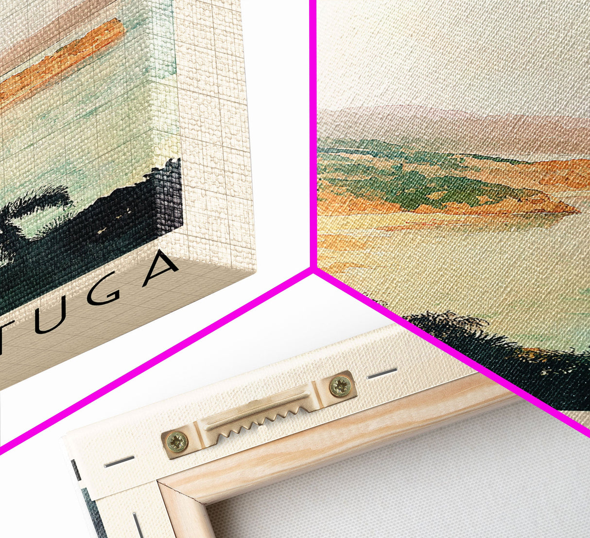 Playa Tortuga, Cuba Watercolor Beach Print, Vacation Gift, Cuba Wall Art, Framed Canvas Print, Framed Beach Painting