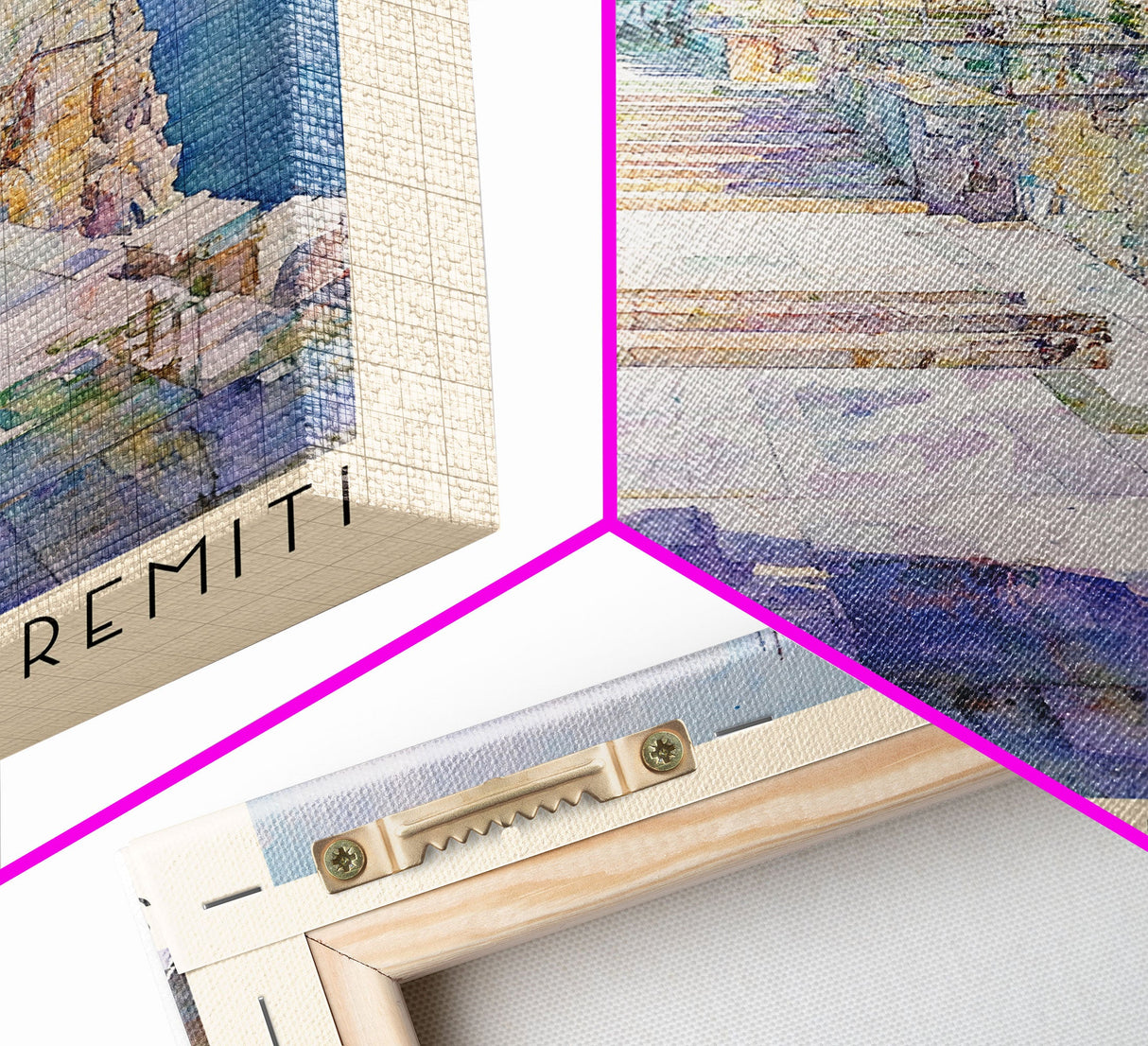 San Nicola di Tremiti, Italy Watercolor Beach Print, Vacation Gift, Italy Wall Art, Beach Painting, Beach Decor, Beach Painting