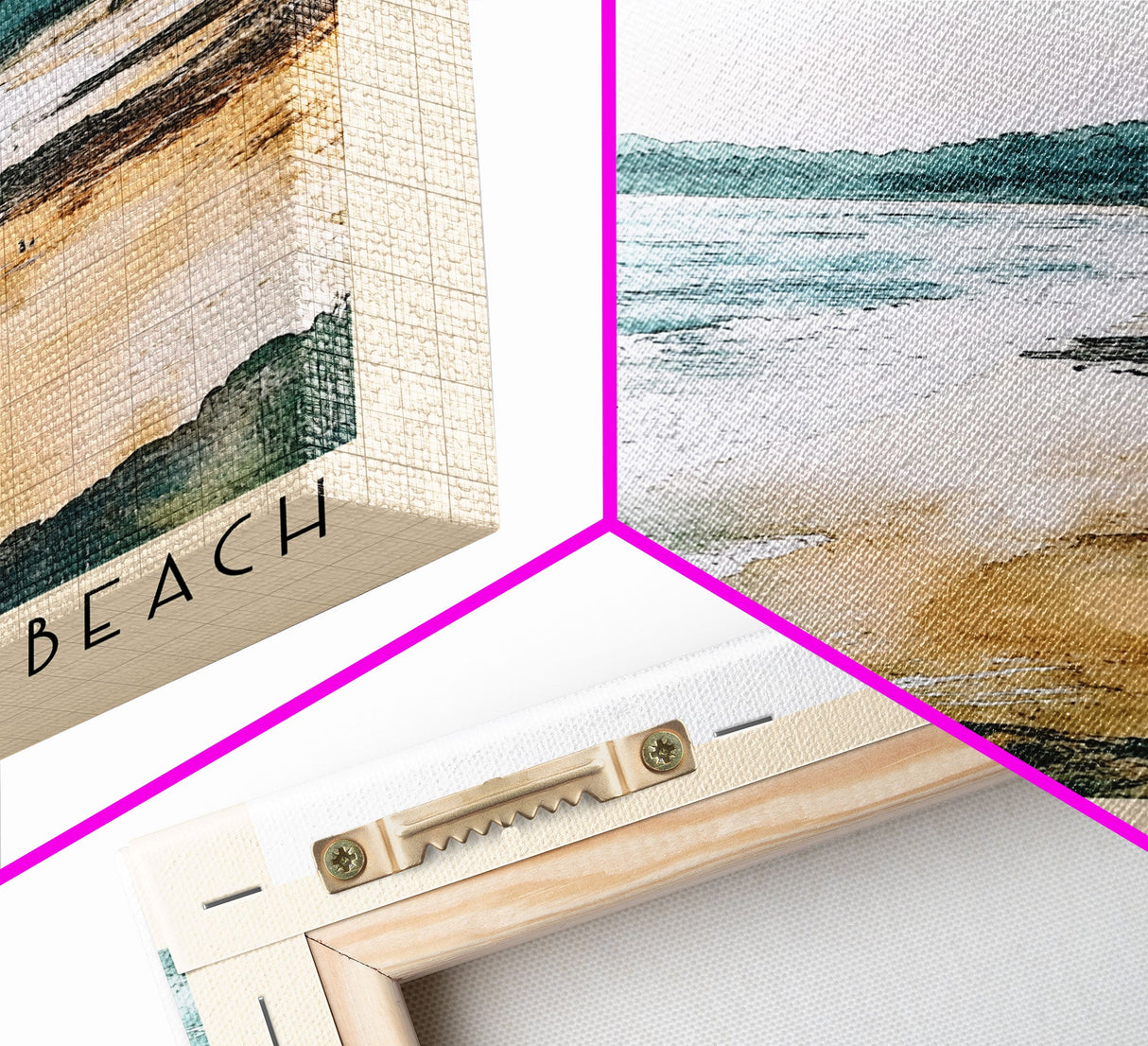 Tanjung Gelam Beach, Indonesia Watercolor Beach Print, Vacation Gift, Indonesia Wall Art, Beach Painting, Beach Decor, Beach Painting