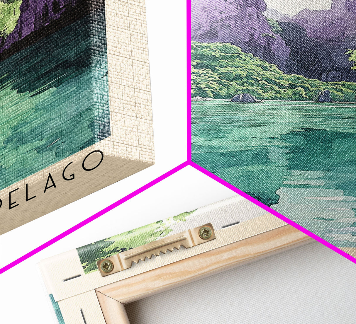 The Bacuit Archipelago, Philippines Watercolor Beach Print, Vacation Gift, Philippines Wall Art, Beach Painting, Beach Decor, Beach Painting