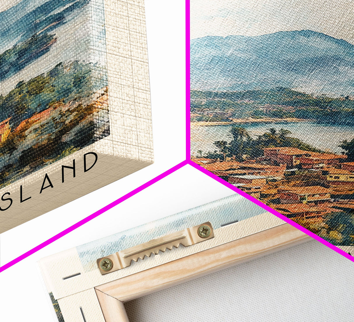 Tierra Bomba Island, Colombia Watercolor Beach Print, Vacation Gift, Colombia Wall Art, Beach Painting, Beach Decor, Beach Painting