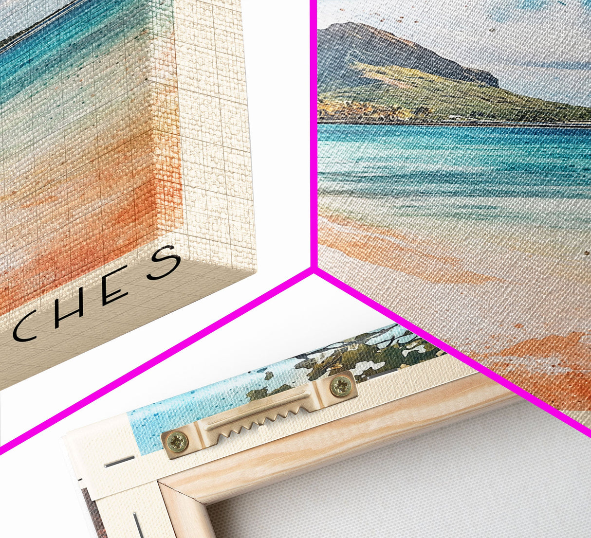 Trou-aux-Biches, Mauritius Watercolor Beach Print, Vacation Gift, Mauritius Wall Art, Beach Painting, Beach Decor, Beach Painting