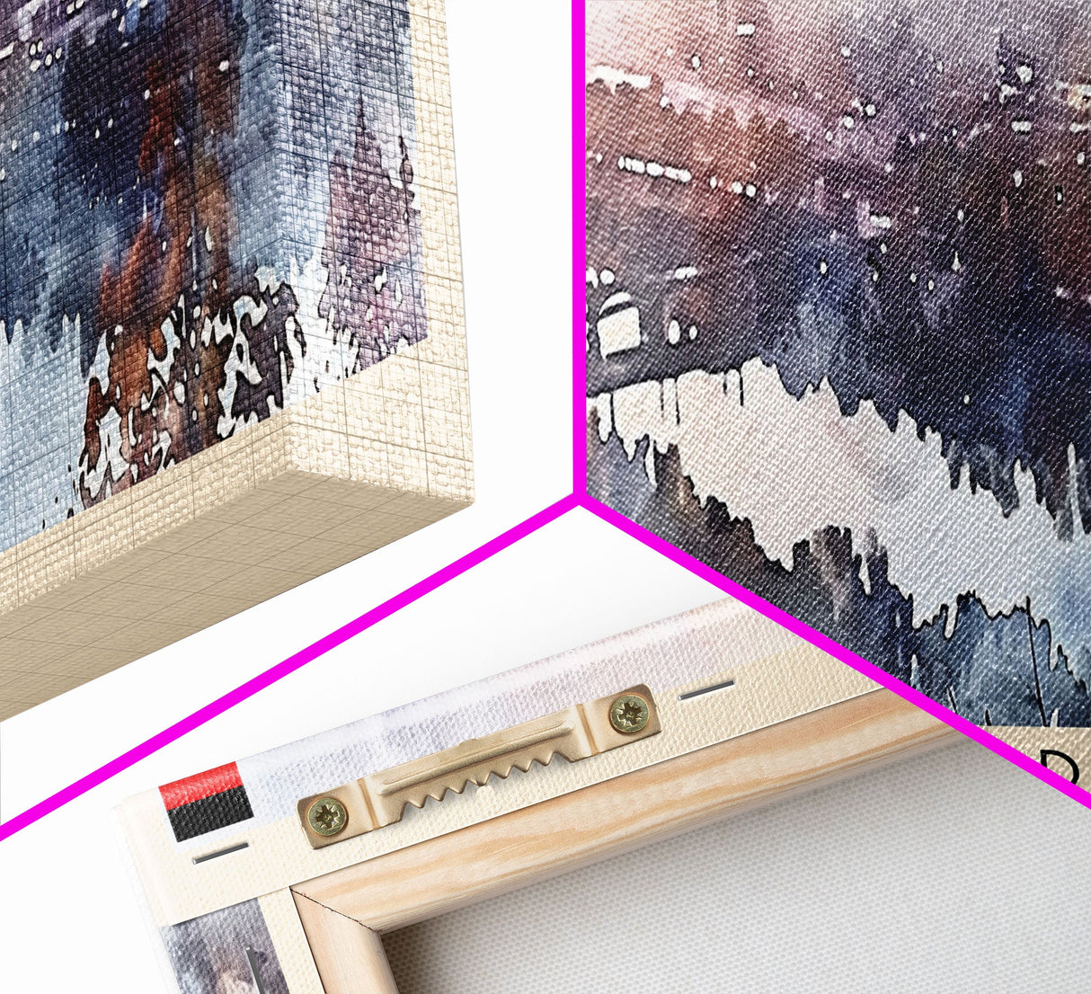 Duisburg Germany Wall Art, Panoramic Travel Poster, Panoramic Framed Canvas Print, City Wall Art, Wall Hanging Home Decor, Travel Art