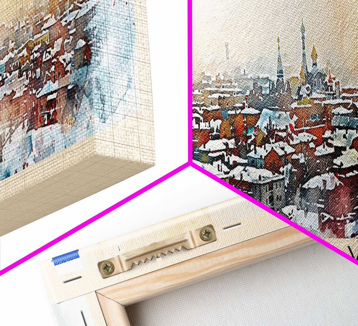 Kemerovo Russia Travel Print Wall Art, Panoramic City Art, Travel Art, Wall Decor, Vacation Gift, Framed Canvas Print Or Metal Art