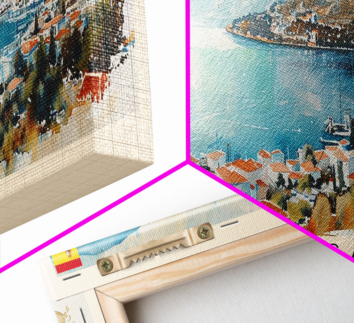 Larissa Greece Wall Art, Panoramic Travel Poster, Panoramic Framed Canvas Print, City Wall Art, Wall Hanging Home Decor, Travel Art