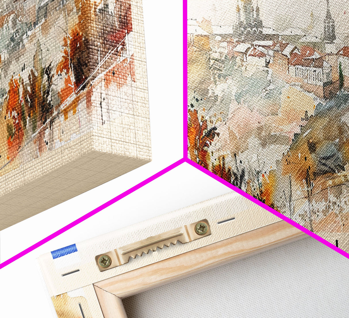 Oryol Russia Wall Art, Panoramic Travel Poster, Panoramic Framed Canvas Print, City Wall Art, Wall Hanging Home Decor, Travel Art