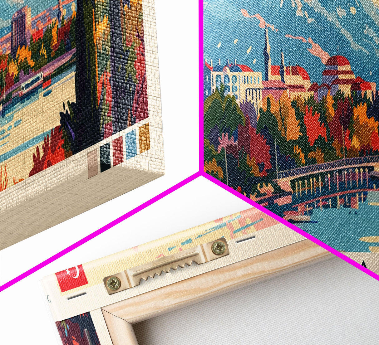 Adana Turkey Travel Art, City Art, Framed Canvas Print or Metal Wall Art, Europe Travel Poster, Panoramic Wall Art, Extra Wide Wall Art