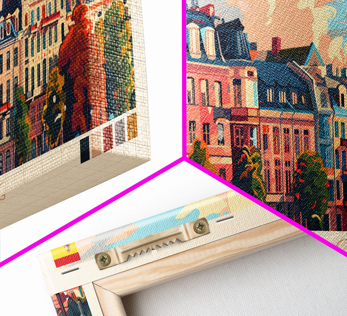 Helsingborg Sweden Travel Print Wall Art, Panoramic City Art, Travel Art, Wall Decor, Vacation Gift, Framed Canvas Print Or Metal Art