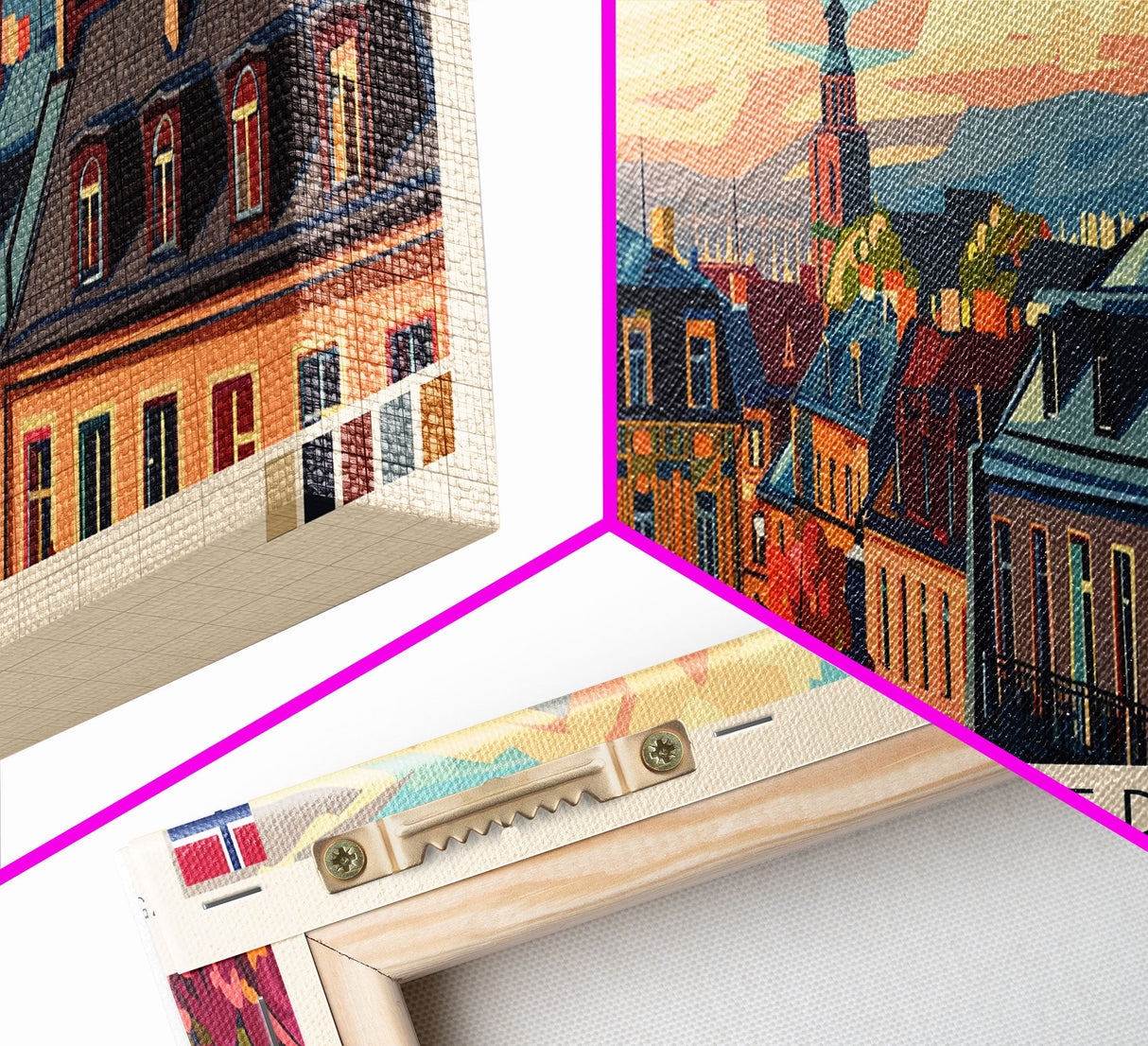 Tønsberg Norway Travel Print Wall Art, Panoramic City Art, Travel Art, Wall Decor, Vacation Gift, Framed Canvas Print Or Metal Art