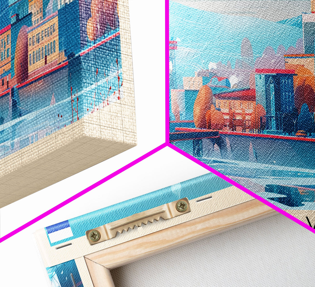 Kemerovo Russia Travel Print Wall Art, Panoramic City Art, Travel Art, Wall Decor, Vacation Gift, Framed Canvas Print Or Metal Art