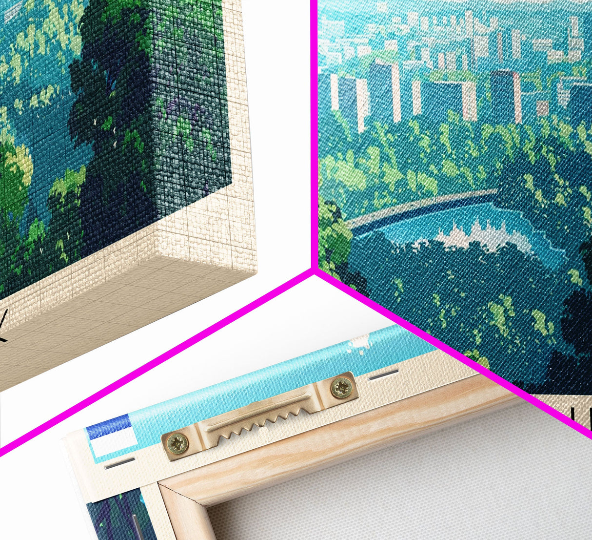 Novosibirsk Russia Travel Print Wall Art, Panoramic City Art, Travel Art, Wall Decor, Vacation Gift, Framed Canvas Print Or Metal Art