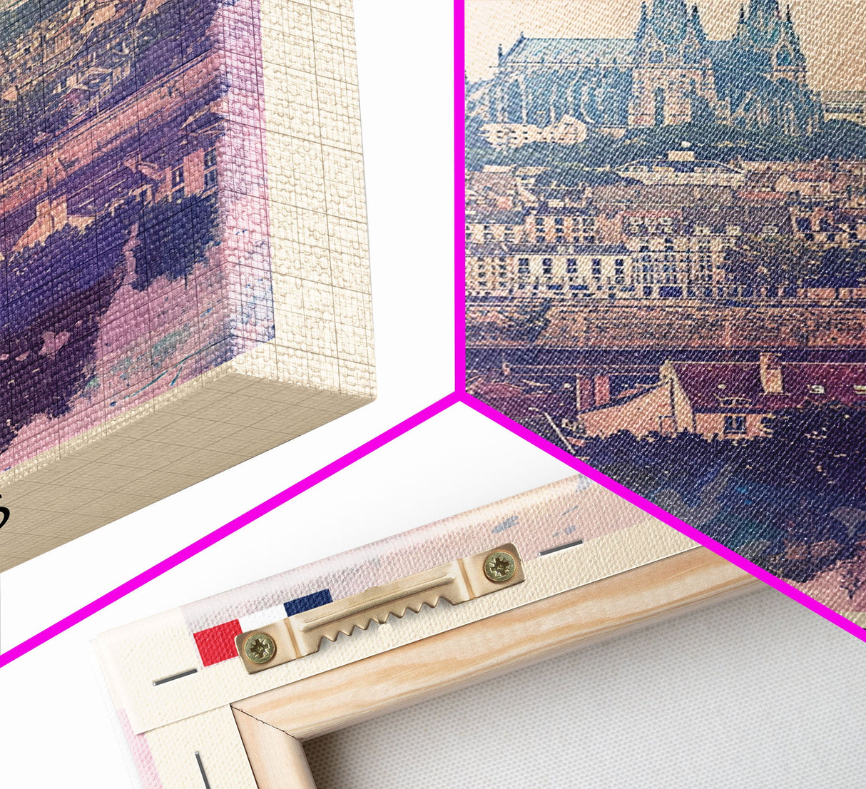 Enchanting Angers Cathedral View, Framed Canvas Print, Ideal for Bedroom Art, Travel Poster, Home Decoration, Boho Wall Art