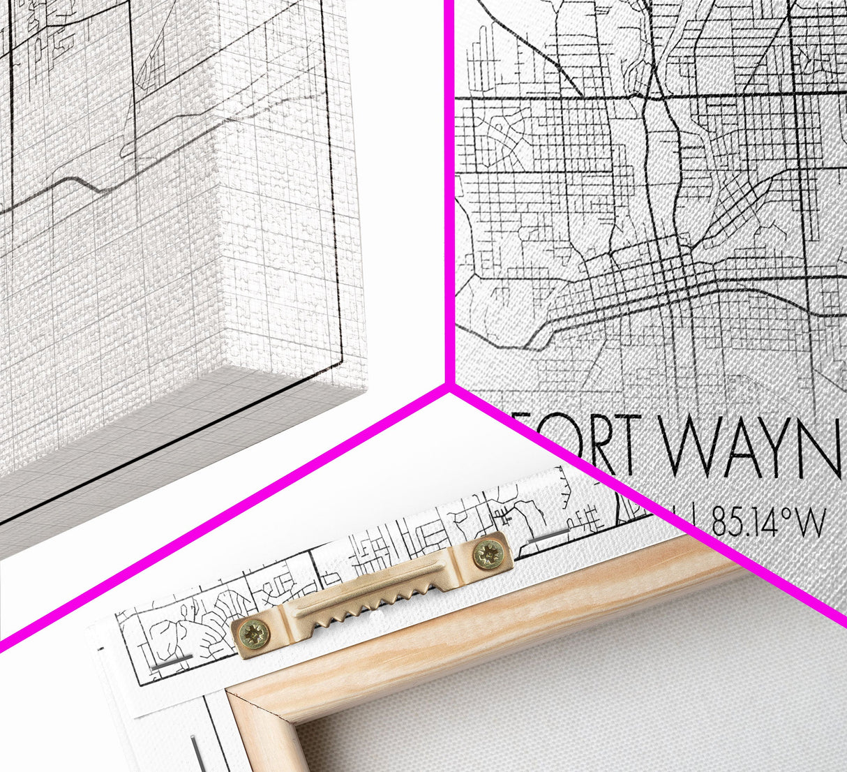 Fort Wayne Map, Nevada Map, Map Art, Minimalist Art, Wall Art, Canvas Art, Moving Gifts, Pool Room Décor, Bar Wall Art, Rustic Home Décor