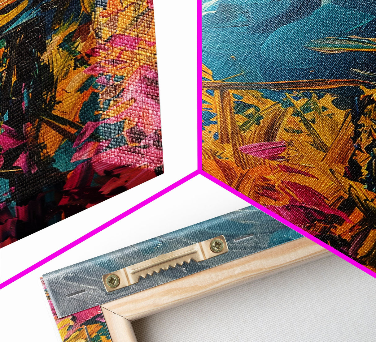 Halloween Ghostly Specter in Enchanted Forest Framed Canvas Print, Spooky Wall Art, Home Decor, Witch's Lair, Gift Idea, Midnight Haunt