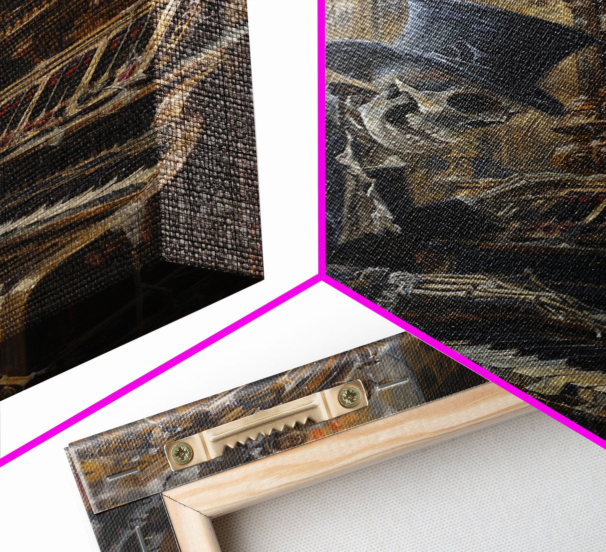 Halloween Skeleton Playing the Organ in Gothic Church - Creepy Skeleton Musician in Haunted Cathedral - Halloween Art Print - Gothic Decor