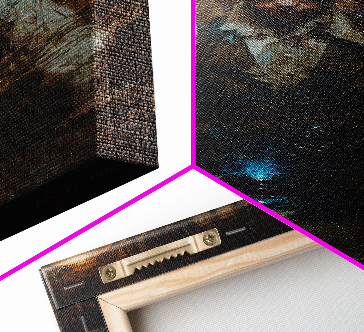 Mysterious Bartender with Glowing Eyes - Halloween Wall Art - Spooky Home Decor - Creepy Bar Scene - Unique Halloween Decoration