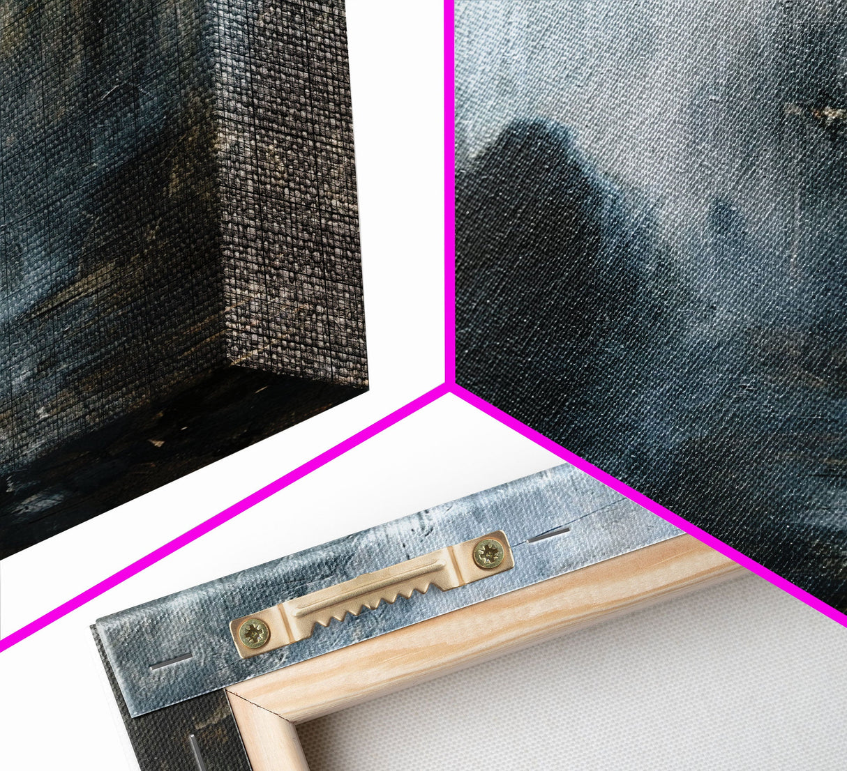 Misty Alley Canvas Print - Halloween Art, Spooky Home Decor, Dark Alley Wall Art, Ghost Art, Halloween Decor, Framed Canvas Print Creepy Art