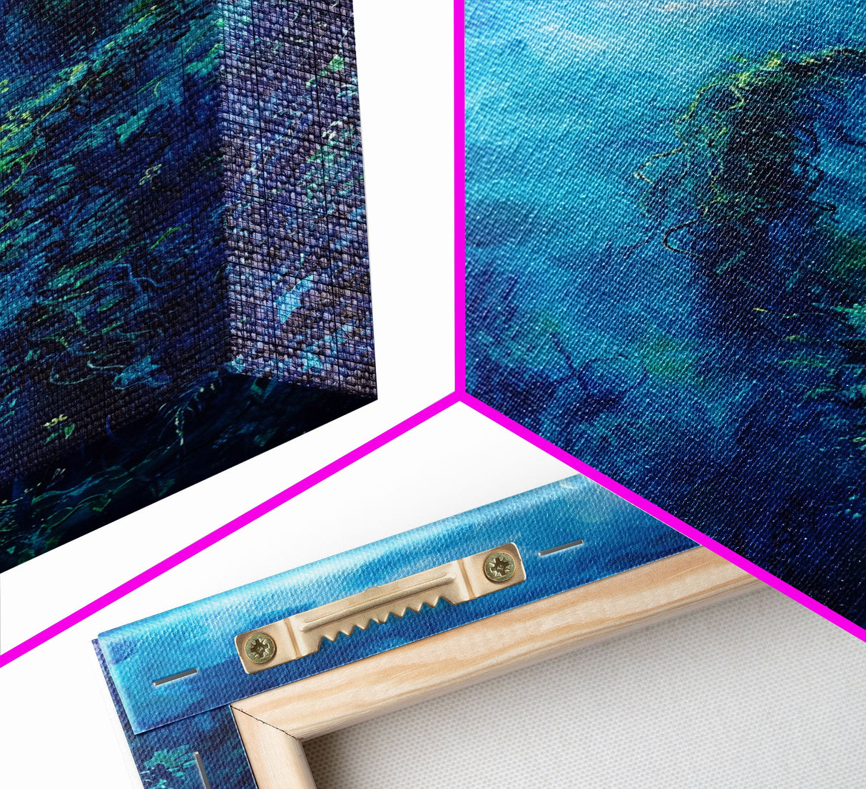 Moonlit Forest Path, Halloween Art, Spooky Wall Decor, Framed Canvas Print, Creepy Art, Halloween Wall Decor, Seasonal Wall Art