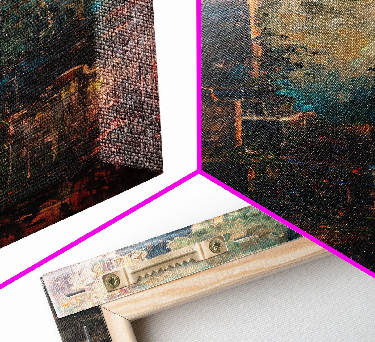 Gloomy Cemetery Halloween Art, Spooky Graveyard, Haunted Cemetery, Creepy Gravestones, Dark Artwork, Framed Canvas Print