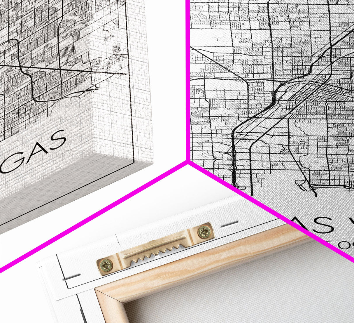 North Las Vegas Street Map, Nevada Map, City Map Art, Modern Art, Wall Art, Canvas Print, Wall Décor Bedroom, Honeymoon Gift, Travel Art